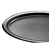 APS Wyprzedaż - Antypoślizgowa owalna taca do serwowania kawy 215 x 285 mm z melaminy, czarna APS Wyprzedaż - Antypoślizgowa owalna taca do serwowania kawy 215 x 285 mm z melaminy, czarna