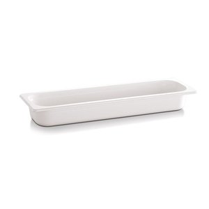APS Melamine Gastronorm Container 2/4 100 mm, White APS Melamine Gastronorm Container 2/4 100 mm, White