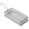APS Wyprzedaż - Koszyk do serwowania potraw | inox | 26 x 13 cm, H: 4,5 cm