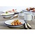 APS Deep Enameled Plate, Ø220 mm, 350 ml, White-Blue