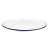 APS Shallow Enameled Plate, Ø260 mm, 350 ml, White-Blue APS Shallow Enameled Plate, Ø260 mm, 350 ml, White-Blue