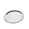 APS Stainless Steel Round Serving Tray Ø 480 mm with Rim