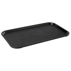 APS Polypropylene Rectangular Serving Tray GN 1/1 Black APS Polypropylene Rectangular Serving Tray GN 1/1 Black