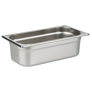 APS Stainless Steel Gastronorm Container 1/3 100 mm APS Stainless Steel Gastronorm Container 1/3 100 mm