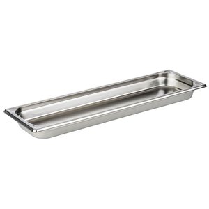 APS Stainless Steel Gastronorm Container 2/4 40 mm APS Stainless Steel Gastronorm Container 2/4 40 mm