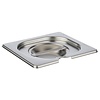 APS Stainless Steel Gastronorm Lid 1/6 Notched
