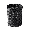 APS Koszyk na sztućce z polipropylenu | śr. 120x(H)150mm | czarny APS Koszyk na sztućce z polipropylenu | śr. 120x(H)150mm | czarny