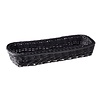 APS Koszyk na sztućce z polipropylenu | śr. 120x(H)150mm | czarny