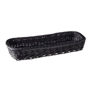 APS Koszyk na sztućce z polipropylenu | śr. 120x(H)150mm | czarny APS Koszyk na sztućce z polipropylenu | śr. 120x(H)150mm | czarny