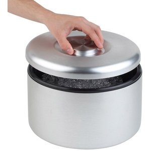APS Wyprzedaż - Pojemnik termoizolacyjny z aluminium do kostek lodu 6 L, Ø270 mm, (h)200 mm APS Wyprzedaż - Pojemnik termoizolacyjny z aluminium do kostek lodu 6 L, Ø270 mm, (h)200 mm