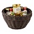 APS basket, round