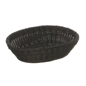 APS Koszyk owalny z polipropylenu | 320x230x(H)70mm | czarny APS Koszyk owalny z polipropylenu | 320x230x(H)70mm | czarny
