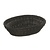 APS Koszyk owalny z polipropylenu | 320x230x(H)70mm | czarny
