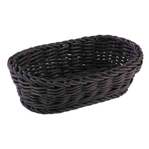 APS Wyprzedaż - Koszyk owalny | 190x120x(H)60mm | czarny APS Wyprzedaż - Koszyk owalny | 190x120x(H)60mm | czarny