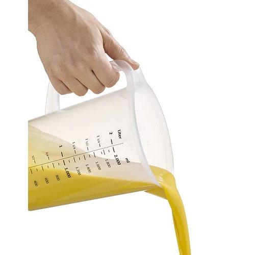APS Dzbanek z miarką z polipropylenu, 2 L APS Dzbanek z miarką z polipropylenu, 2 L