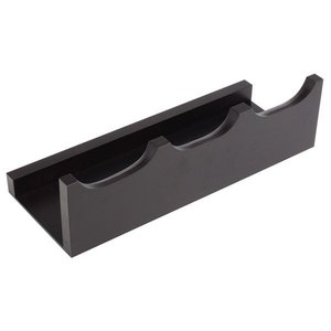 APS Zestaw 3 słoików na drewnianej podstawie | 430x170mm | ciemne drewno APS Zestaw 3 słoików na drewnianej podstawie | 430x170mm | ciemne drewno