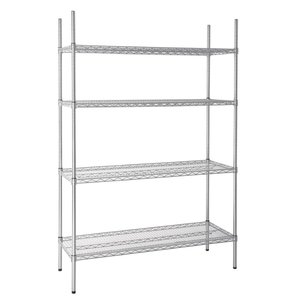 Vogue 4Tier Wire Shelving Kit 1220x460mm Vogue 4Tier Wire Shelving Kit 1220x460mm