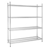 Vogue 4Tier Wire Shelving Kit 1525x460mm Vogue 4Tier Wire Shelving Kit 1525x460mm