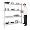 Vogue 4Tier Wire Shelving Kit 1525x460mm Vogue 4Tier Wire Shelving Kit 1525x460mm