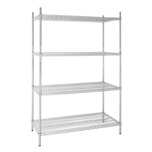 Vogue 4Tier Wire Shelving Kit 1220x610mm Vogue 4Tier Wire Shelving Kit 1220x610mm