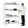 Vogue 4Tier Wire Shelving Kit 1220x610mm Vogue 4Tier Wire Shelving Kit 1220x610mm