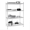 Vogue 4Tier Wire Shelving Kit 1220x610mm Vogue 4Tier Wire Shelving Kit 1220x610mm