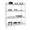 Vogue 4Tier Wire Shelving Kit 1525x610mm Vogue 4Tier Wire Shelving Kit 1525x610mm