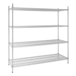 Vogue 4Tier Wire Shelving Kit 1830x610mm Vogue 4Tier Wire Shelving Kit 1830x610mm