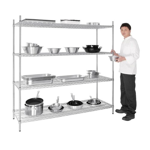 Vogue 4Tier Wire Shelving Kit 1830x610mm