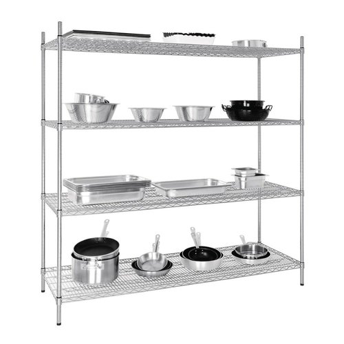 Vogue 4Tier Wire Shelving Kit 1830x610mm