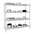 Vogue 4Tier Wire Shelving Kit 1830x610mm