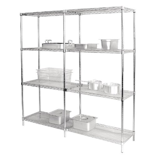 Vogue Chrome Wire Shelves 1525x610mm (Pack of 2)