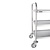 Vogue Stainless Steel 3 Tier Service Trolley 855 x 455 x 810 mm