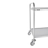 Vogue Stainless Steel 2 Tier Service Trolley 930 x 535 x 860 mm