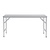 Vogue Stainless Steel Folding Table 1800mm