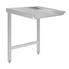 Vogue Pass Through Dishwash Table Right 600mm