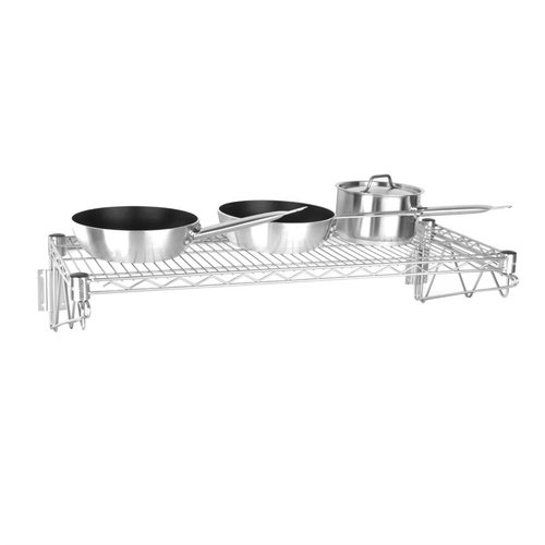 Vogue Steel Wire Wall Shelf 1220mm Vogue Steel Wire Wall Shelf 1220mm
