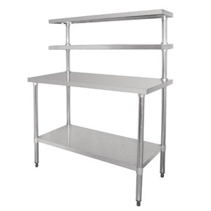 Vogue Stainless Steel Prep Station 1800x600mm