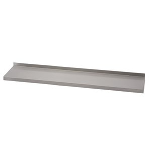 Gastro M Stainless Steel Wall Shelf without supports 1600mm width