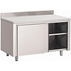 Gastro M Stół roboczy z szafką i rantem | 85(H)x160x70 cm Gastro M Stół roboczy z szafką i rantem | 85(H)x160x70 cm