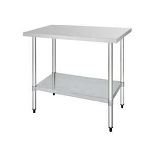 Vogue Stainless Steel Prep Table 1200mm Vogue Stainless Steel Prep Table 1200mm