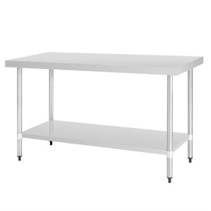 Vogue Stainless Steel Prep Table 1500mm Vogue Stainless Steel Prep Table 1500mm