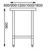 Vogue Stół roboczy | 90(H)x150x70 cm Vogue Stół roboczy | 90(H)x150x70 cm