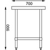 Vogue Stół roboczy | 90(H)x150x70 cm Vogue Stół roboczy | 90(H)x150x70 cm