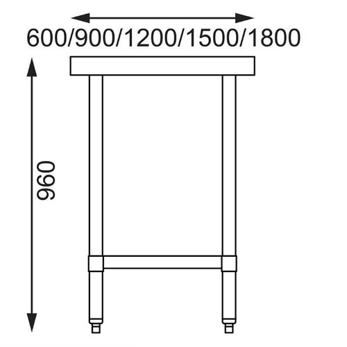 Vogue Stół roboczy | 90(H)x180x70 cm Vogue Stół roboczy | 90(H)x180x70 cm
