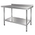 Vogue Stainless Steel Table with Upstand 900mm