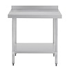 Vogue Stainless Steel Table with Upstand 900mm