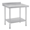 Vogue Stainless Steel Table with Upstand 900mm