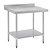 Vogue Stainless Steel Table with Upstand 900mm