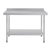 Vogue Stainless Steel Table with Upstand 1200mm